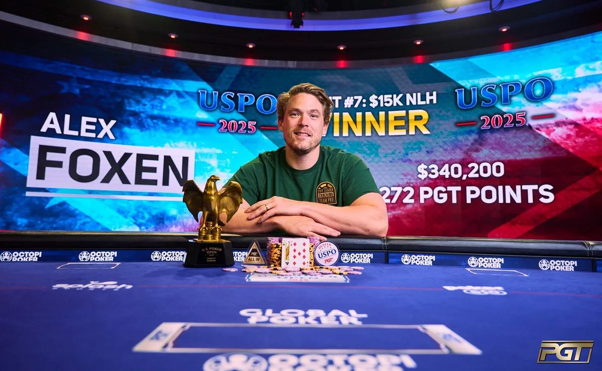 Alex Foxen vira heads-up e vence Evento 7 do US Poker Open
