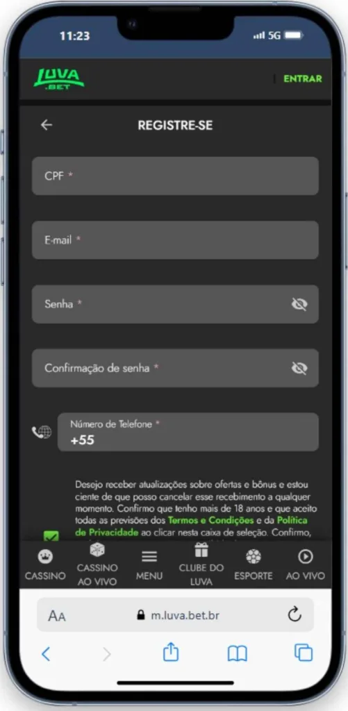 Luva Bet App Cadastro Luva Bet App