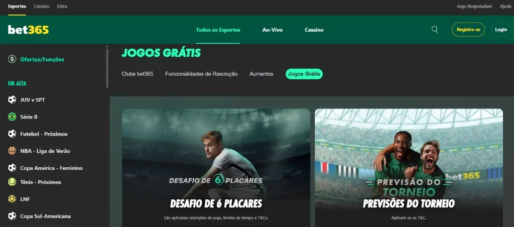 bet365 Promoções