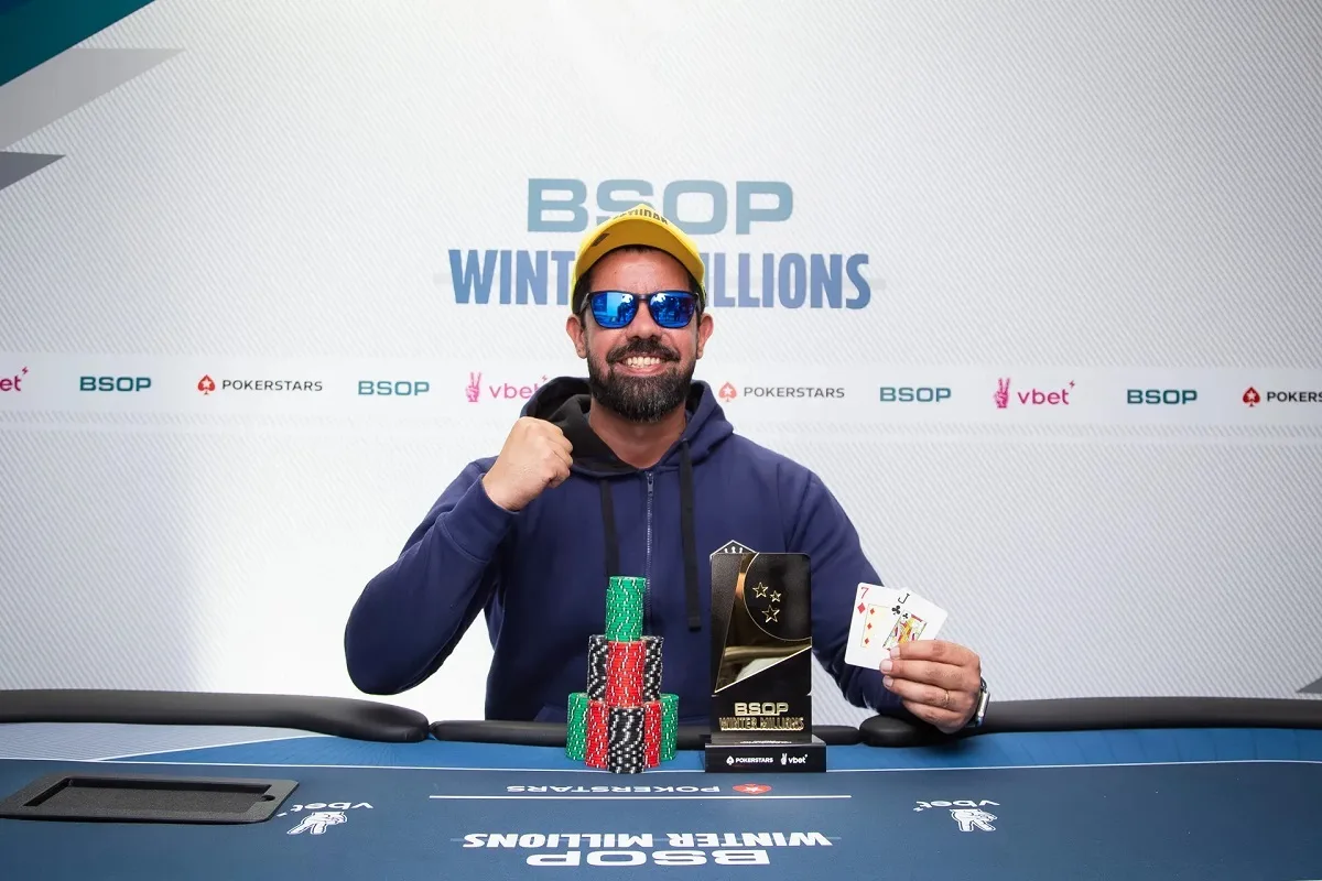 Cahuê Silva vence 4K Freezeout e é o principal campeão da terça de BSOP Winter Millions