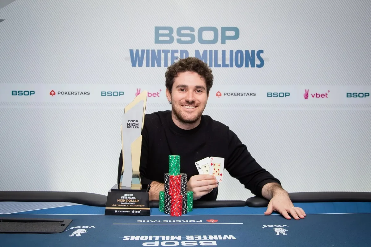 Jaime Dayan leva R$ 247 mil no 1-Day HR Mystery do BSOP WM; Arenstein é tri