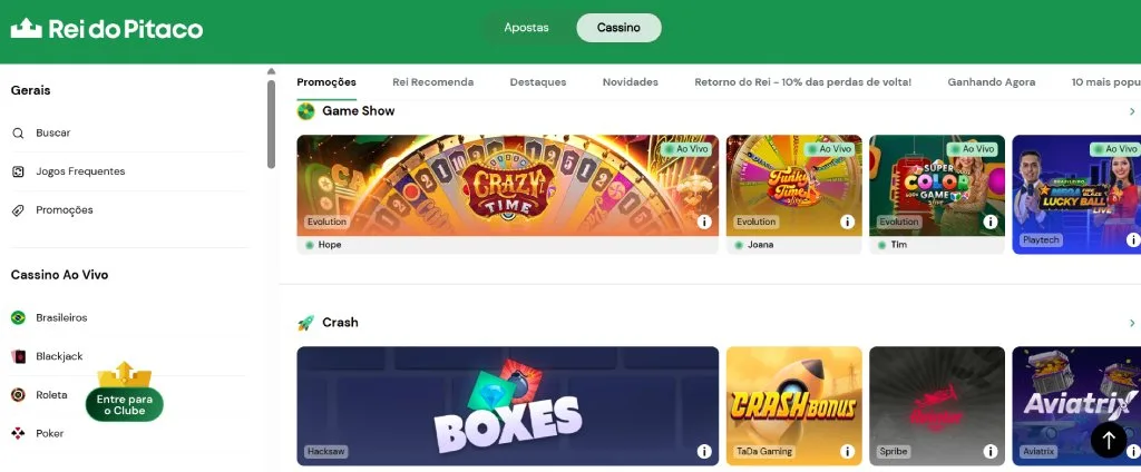 Rei do Pitaco Cassino Online Rei do Pitaco Cassino Jogos