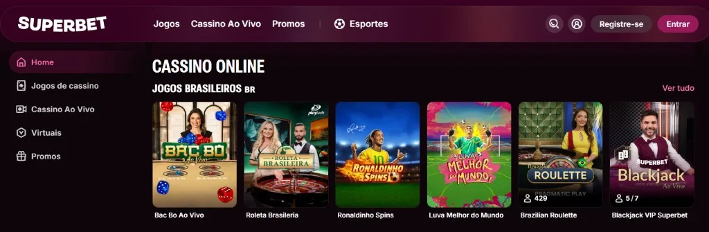 Superbet Jogos Superbet Cassino Online
