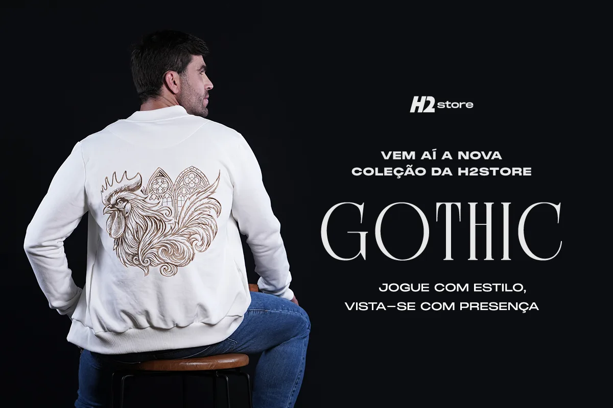 Coleção de roupas da H2store com desconto até o final da 6ª etapa do CPH