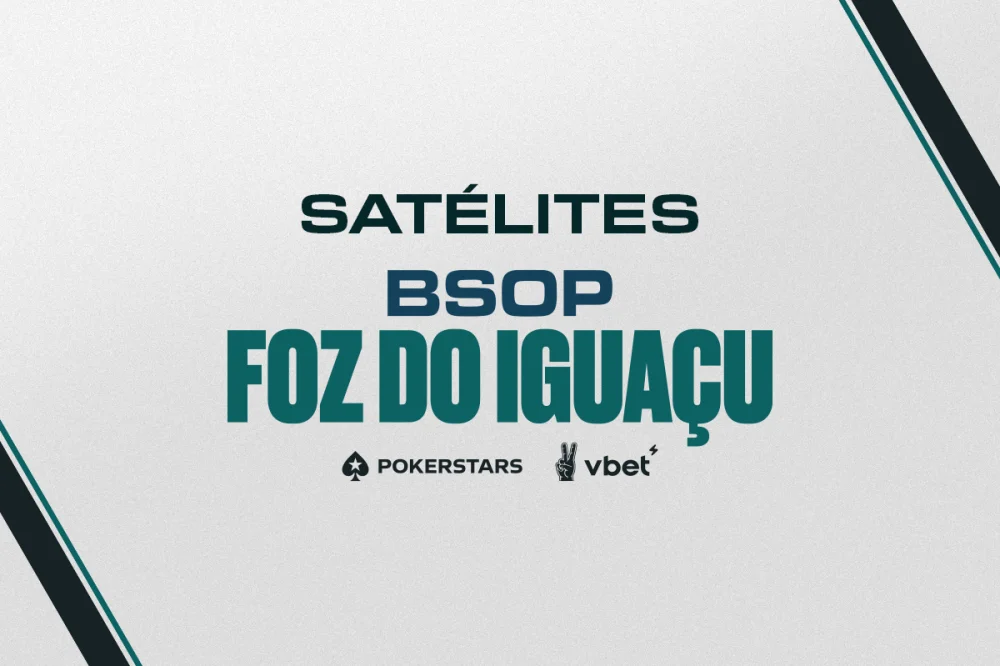 BSOP Foz do Iguaçu: satélites começam neste domingo no PokerStars