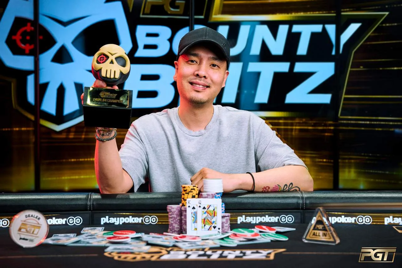 Chino Rheem conquista 3º título da PGT no ano ao vencer Evento 4 da Bounty Blitz Series