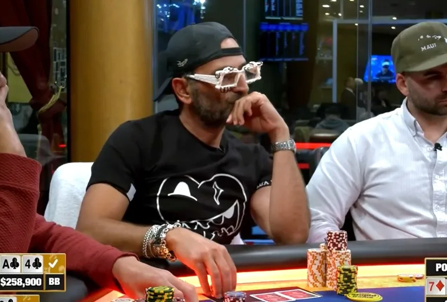 Antonio Esfandiari pega um blefe gigante e sai forrado de sessão no Hustler Casino