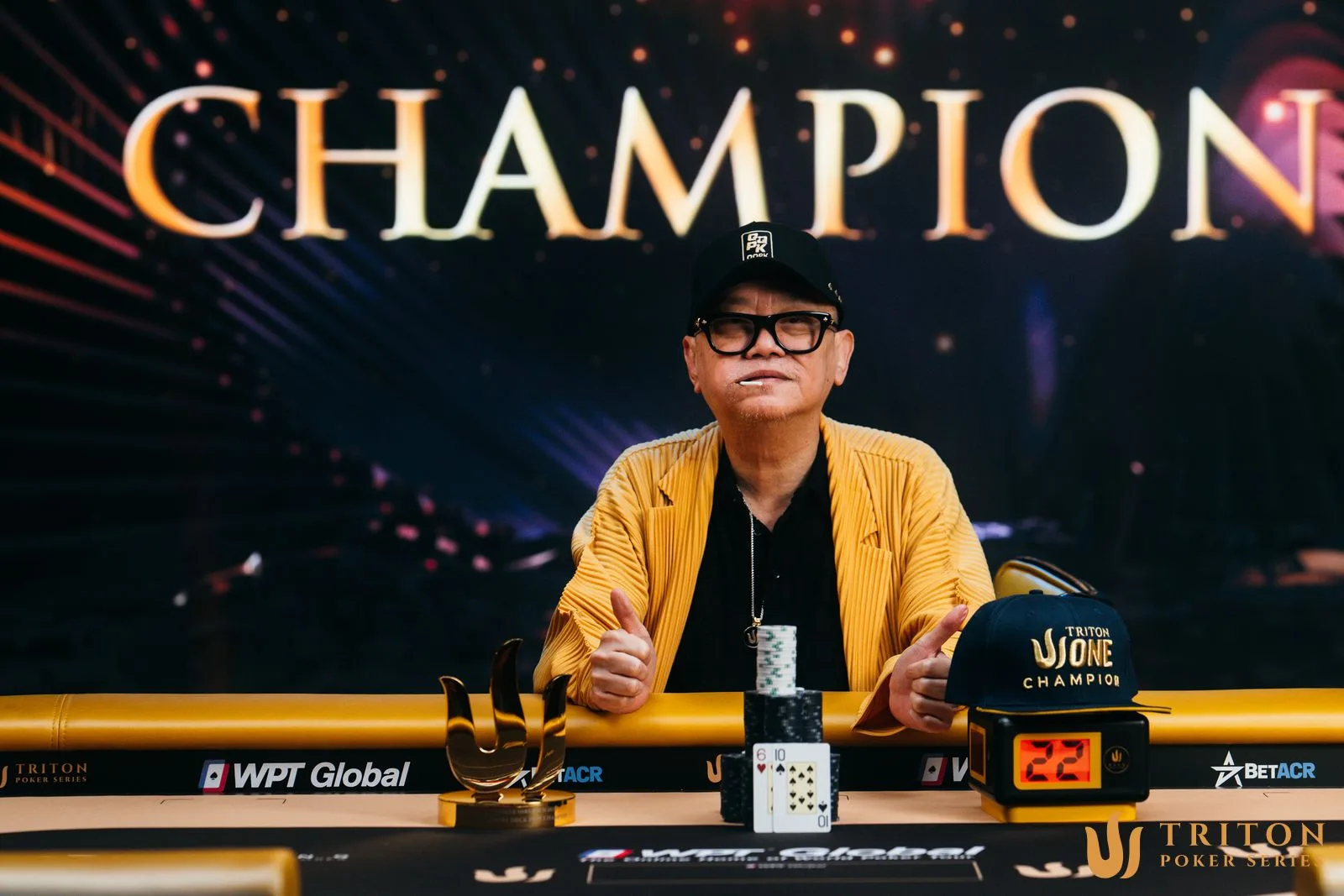Richard Yong vence o torneio inaugural da Triton High Roller Jeju e levar US$ 705 mil