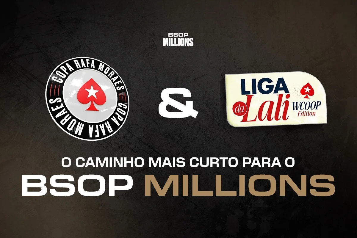 É possível ir ao BSOP Millions gastando pouco na Copa Rafa Moraes e Liga da Lali; veja como