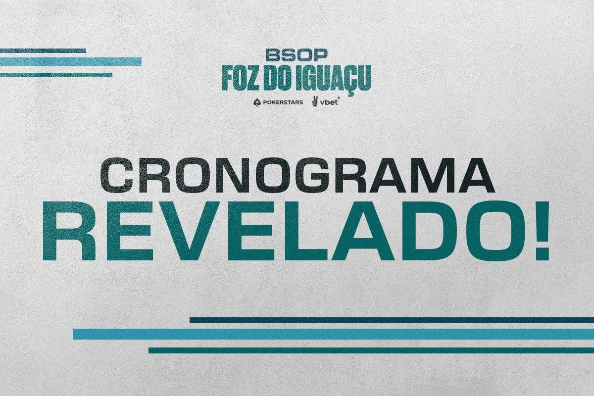 BSOP Foz do Iguaçu revela cronograma com 39 eventos e High Rollers diários