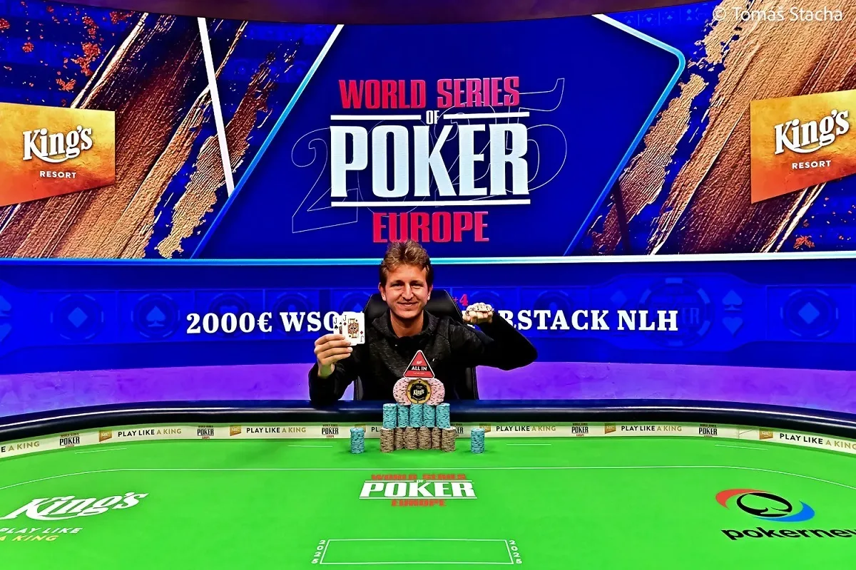 Campeão europeu, Giuliano Bendinelli fatura bracelete na WSOP Europa