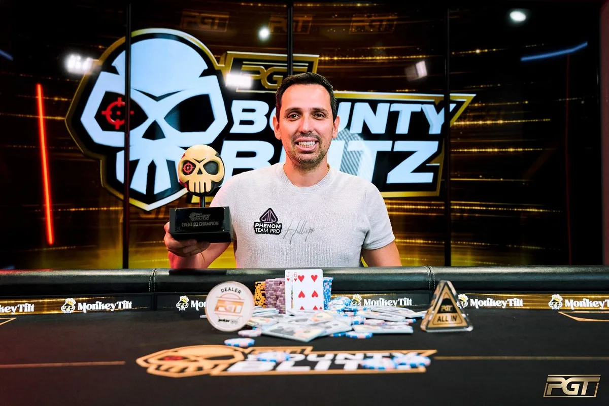 Sergio Aido bate Chris Hunichen e vence Evento 2 do PGT Bounty Blitz