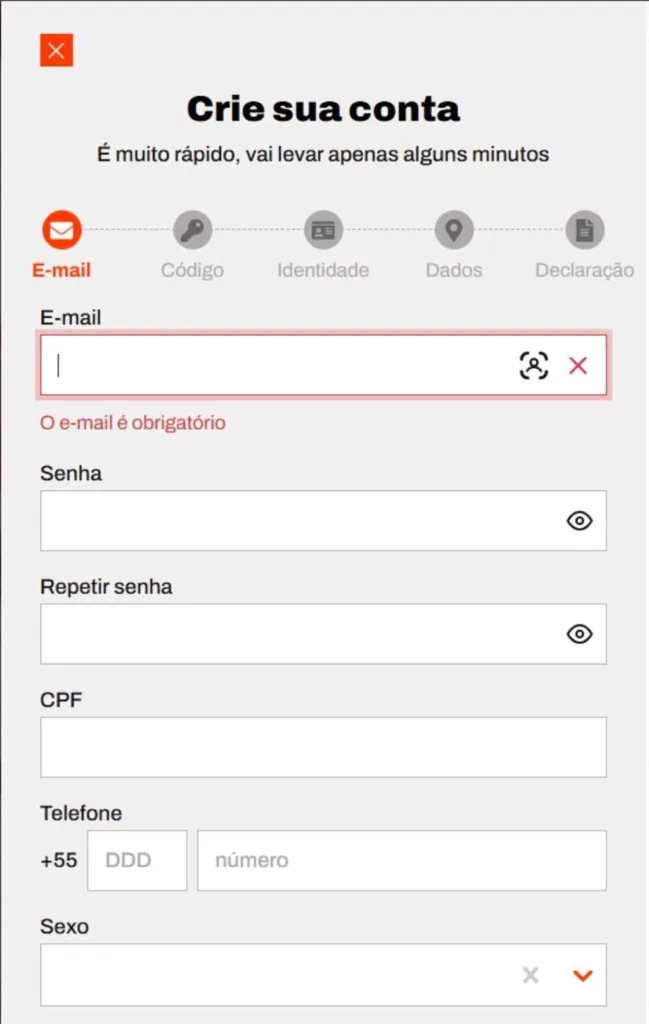 Como Criar Conta Na BetWarrior Criar Sua Conta Na BetWarrior