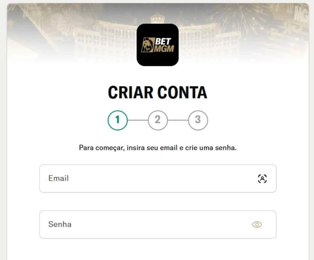 Criar Conta BetMGM BetMGM Cadastro