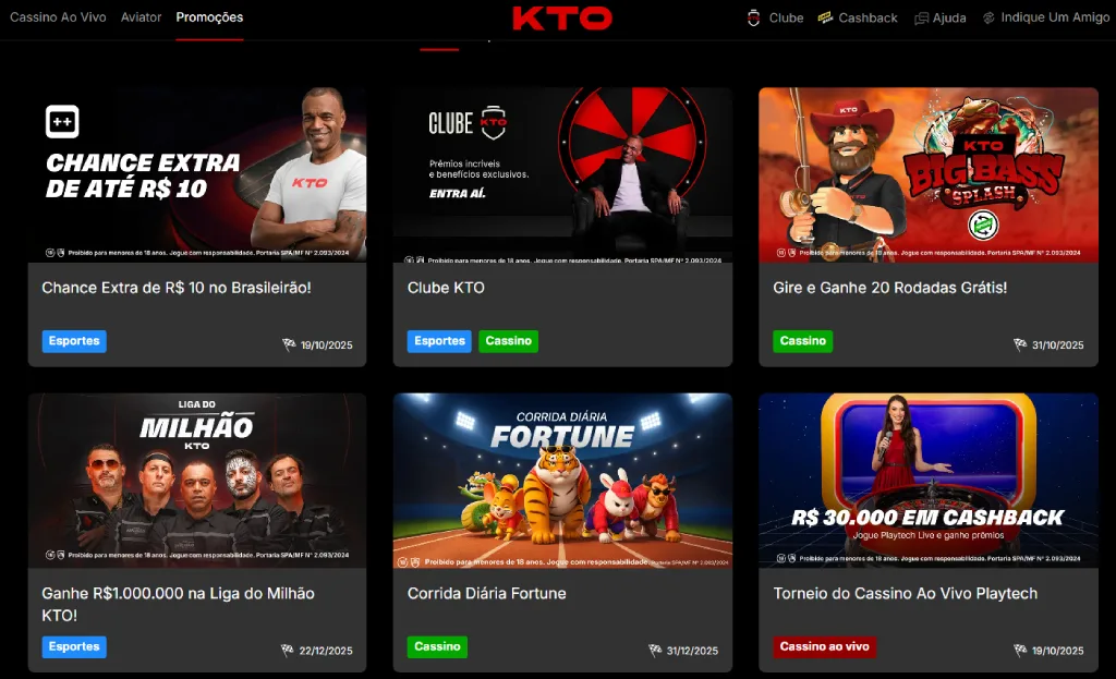 Como ativar o código promocional da KTO cupom KTO