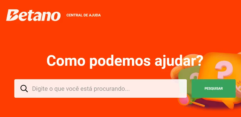 Como posso entrar em contato com o suporte da Betano SAC Betano