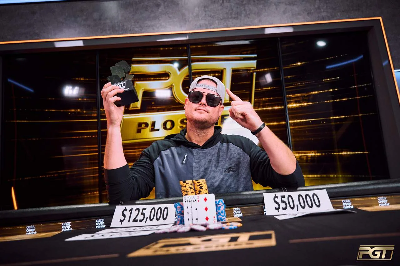 Taylor Wilson solta o grito de campeão no Evento 8 da PGT PLO Series II