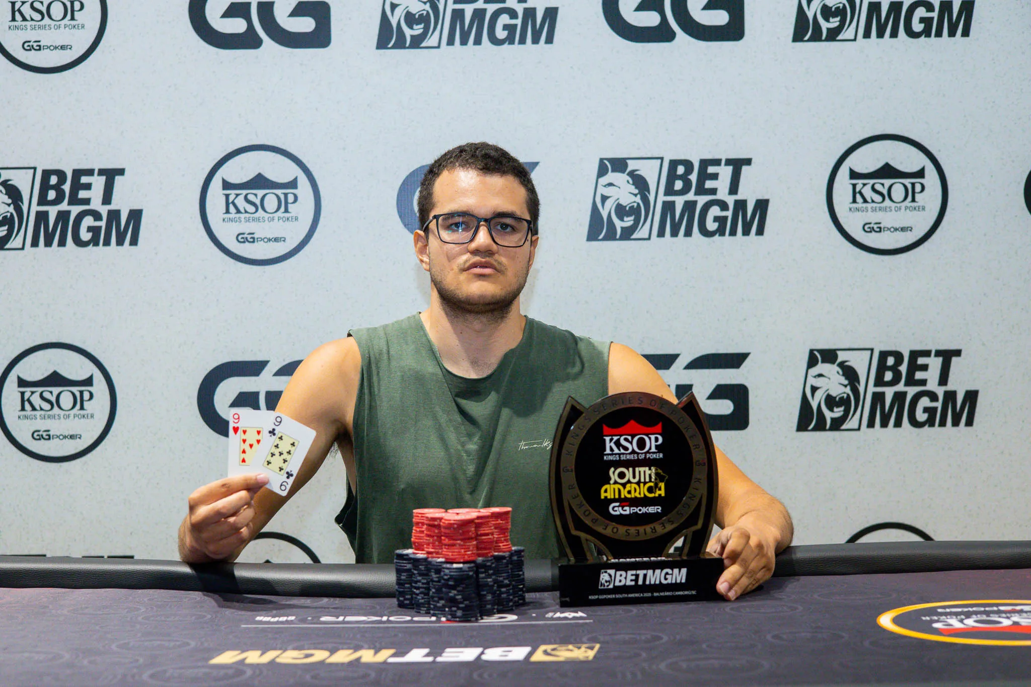 Carlos Serrano é o campeão do Welcome High Roller no KSOP South America