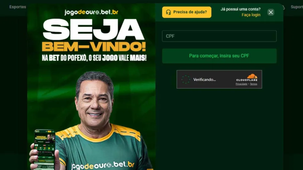 jogo de ouro cadastro