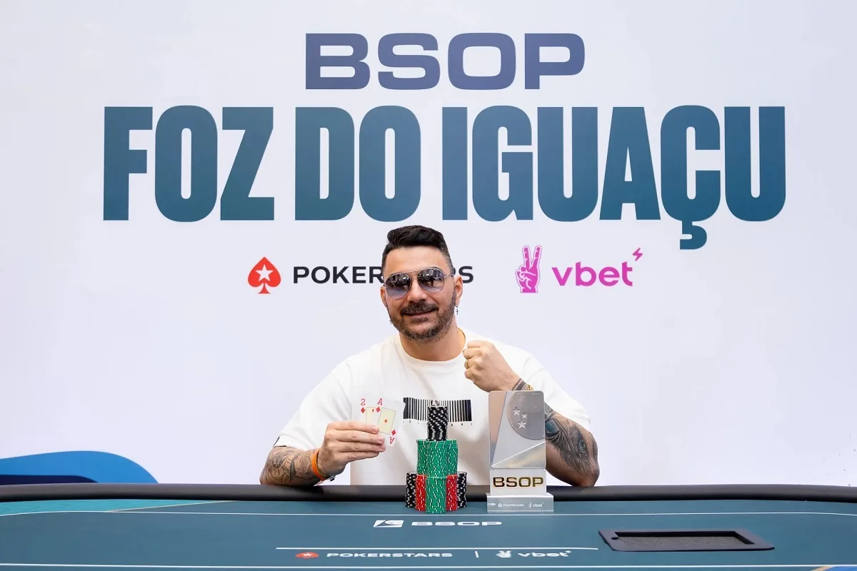 Rodrigo Monteiro vence Deepstack Freezeout e é destaque do penúltimo dia de BSOP Foz