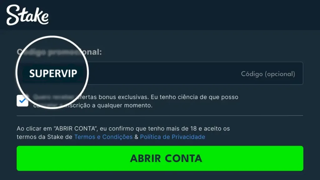 código promocional Stake