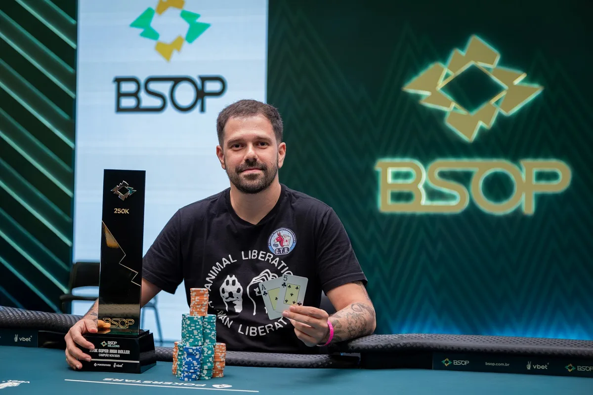Felipe Boianovsky forra R$ 3,2 mi com título do 250K SHR do BSOP Millions