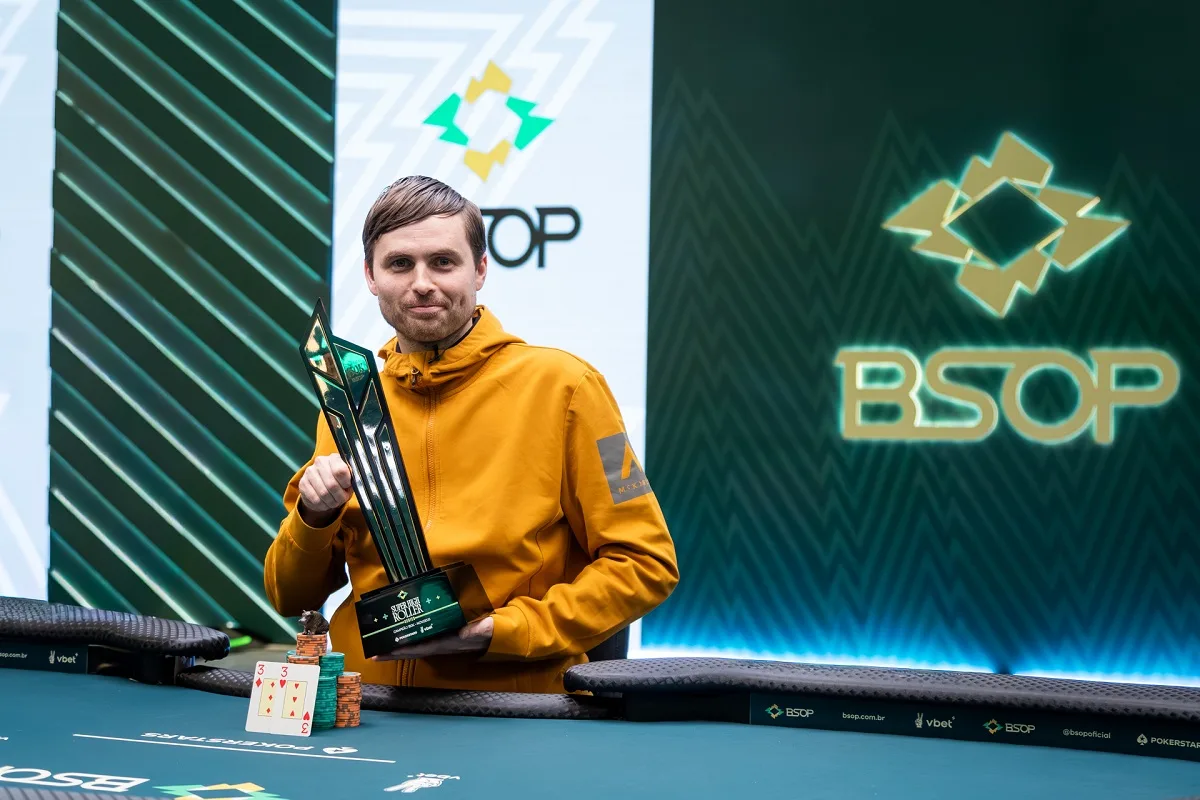 Martin Kabrhel deixa sua marca no Brasil e vence 150K SHR do BSOP Millions
