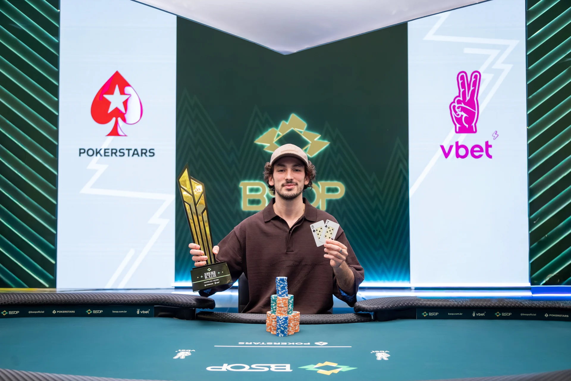 Mehdi Chaoui dá show e garante o título do 100k SHR para Marrocos no BSOP Millions