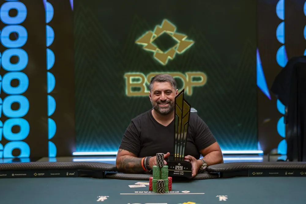 Wesley Caçador realiza o sonho do poker e leva mais de R$ 1 milhão no BSOP Millions