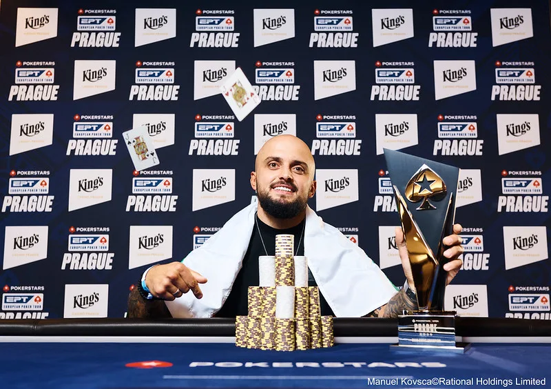 Yulian Bogdanov imparável no EPT Praga vence o Main Event e puxa quase € 400 mil