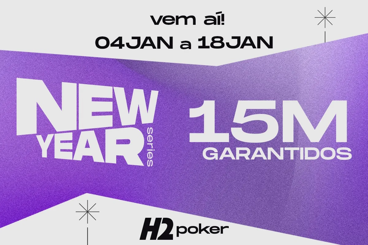 New Year Series no H2poker online começa domingo com mais de R$ 15 milhões garantidos