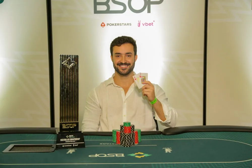 Matheus Machado é o campeão do High Roller Championship e leva o bi no BSOP Millions