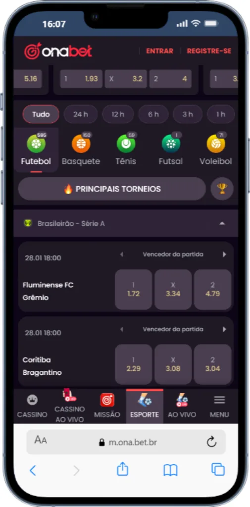 OnaBet app x versão mobile