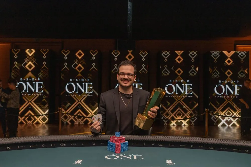 Will Arruda vence o High Roller do BSOP One; Neymar termina em 4º lugar