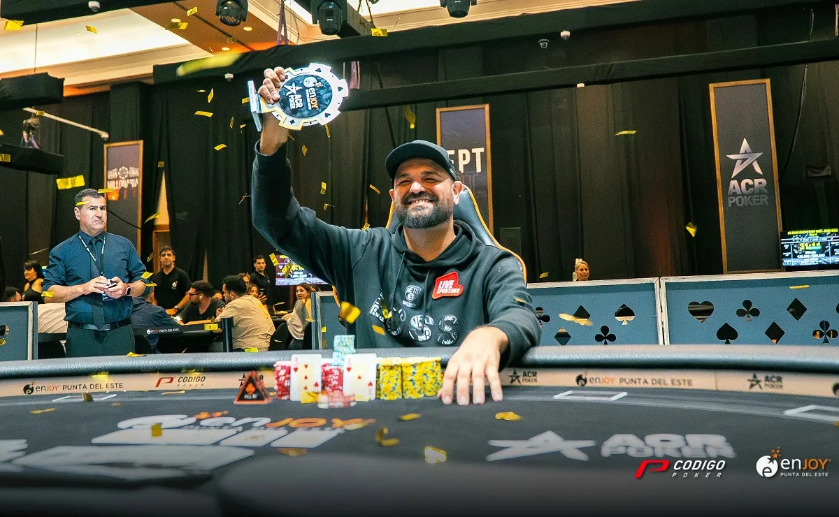 Francisco Pacheco crava Main Event do Enjoy Poker Tour e forra US$ 177 mil