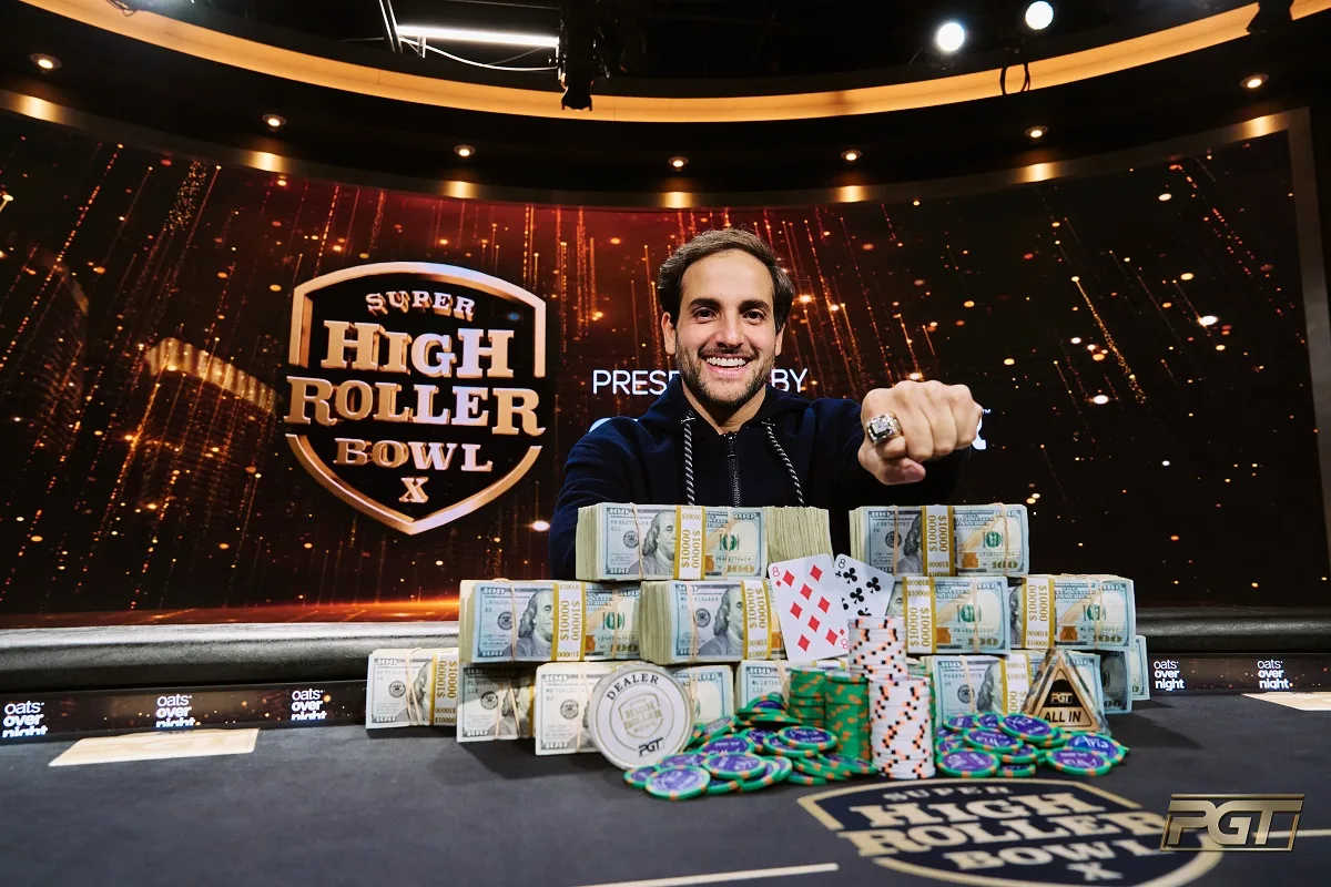 João Simão crava Super High Roller Bowl e fecha ano com forra de US$ 1,1 mi
