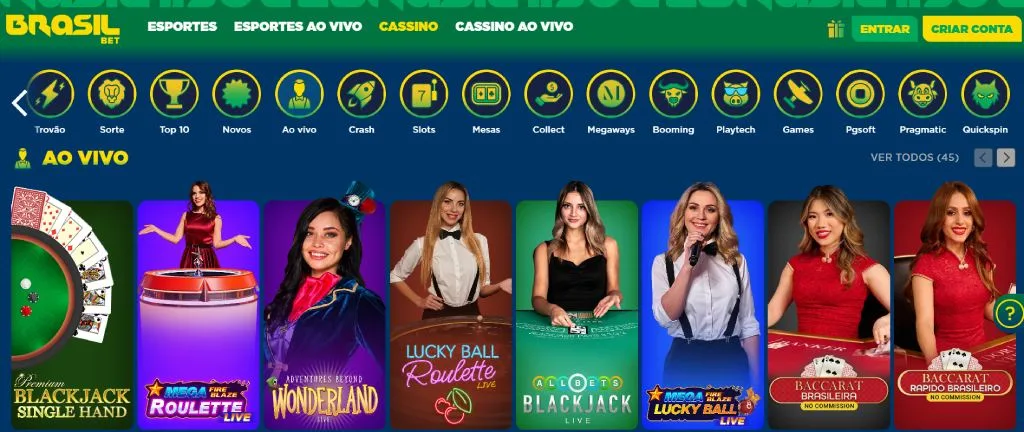 Brasil Bet Cassino Ao Vivo