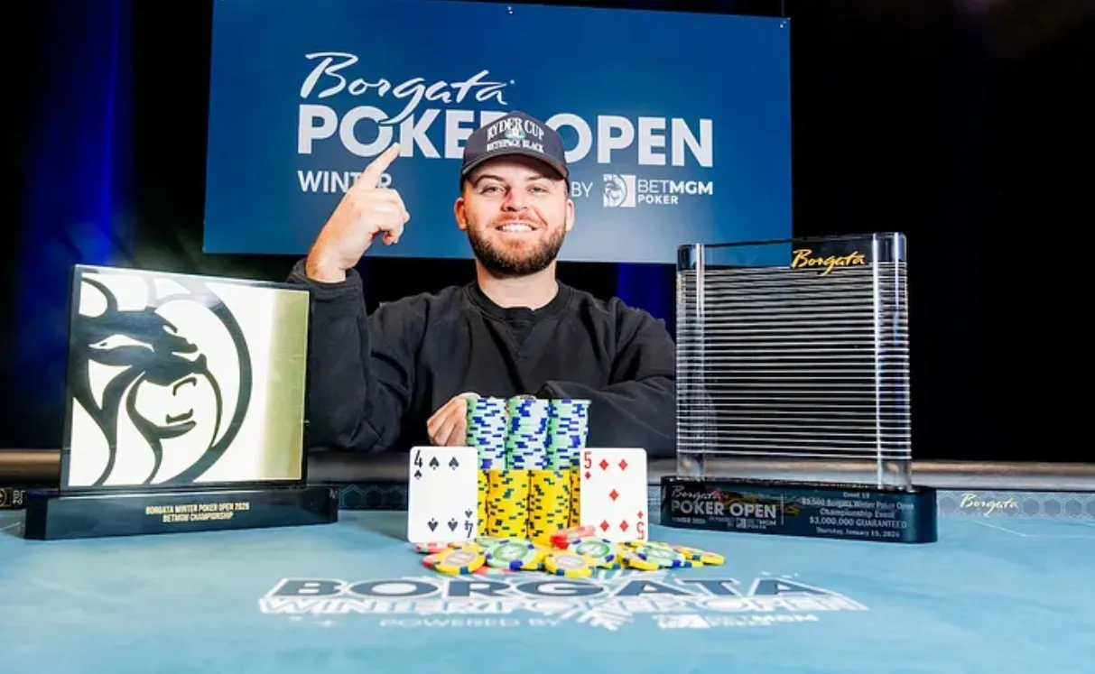 Blake Vodges crava Main Event do Borgata Winter e leva forra da carreira