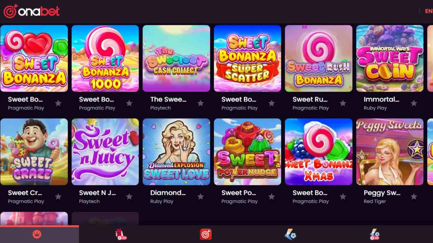 Sweet Bonanza no Onabet cassino