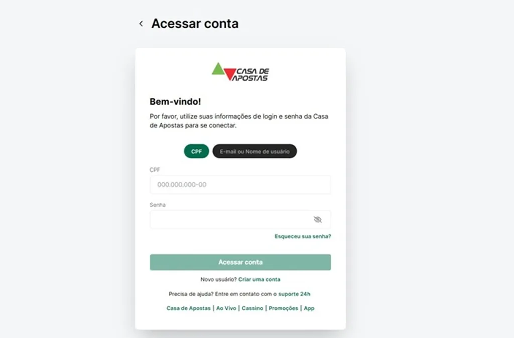 Acessar Conta Na Casa De Apostas