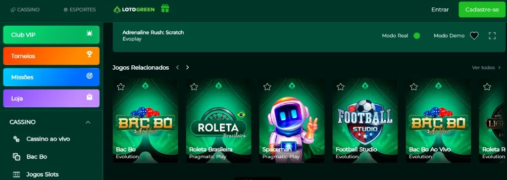 Raspadinha LotoGreen