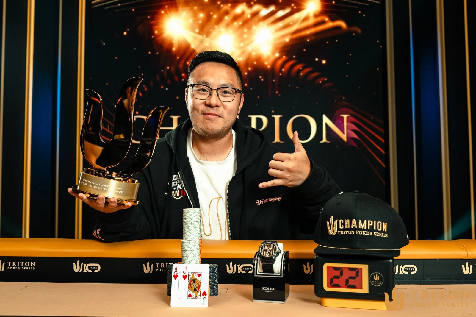 Danny Tang dá aula de resiliência e crava o Main Event da Triton Montenegro