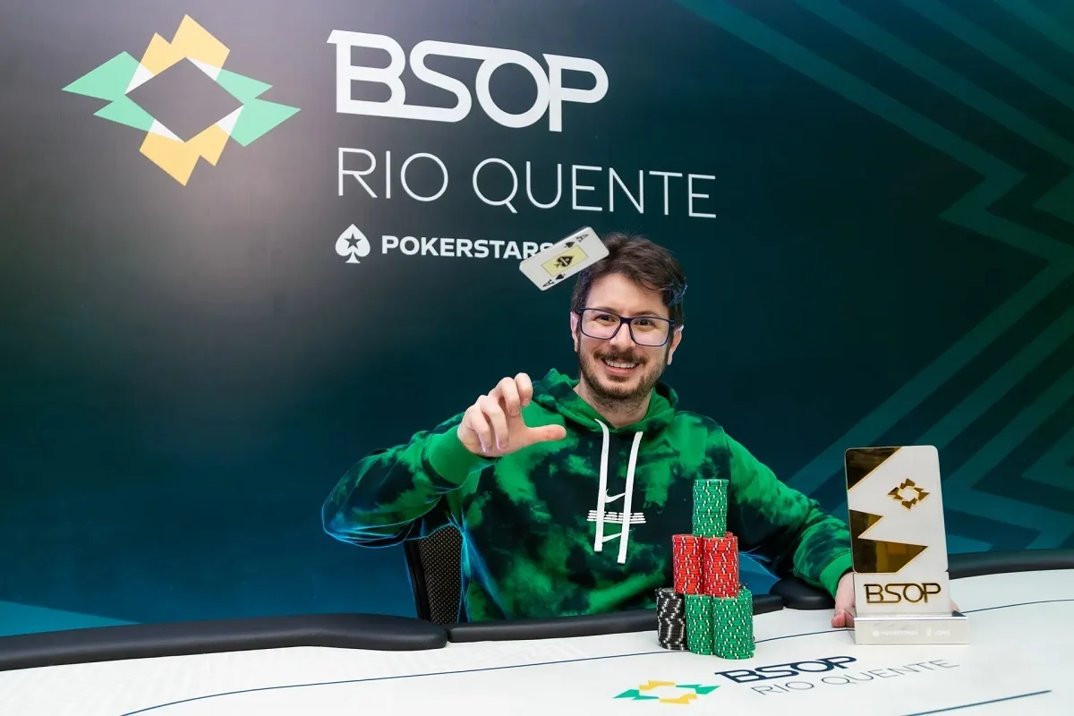 Aloísio Dourado mantém liderança do ranking geral do BSOP