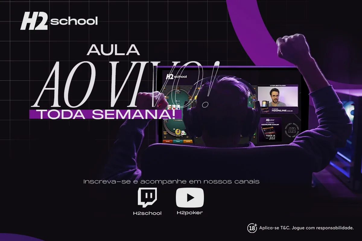 H2school lança aulas gratuitas para aprimorar habilidades no poker