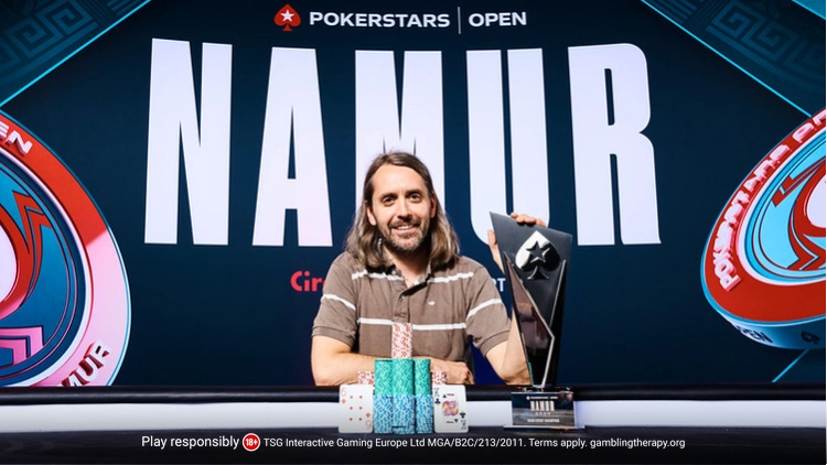 Koen De Visscher conquista PokerStars Open Namur e encerra jejum belga de 11 anos