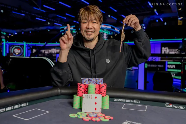 Koji Fujimoto evita outro título de Nick Schulman e fatura bracelete na WSOP
