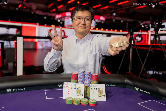Naoya Kihara vence o segundo torneio seguido na WSOP e leva o terceiro bracelete