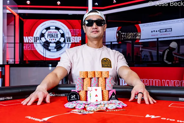 Philip Chun supera torneio com muitas entradas e leva bracelete na WSOP