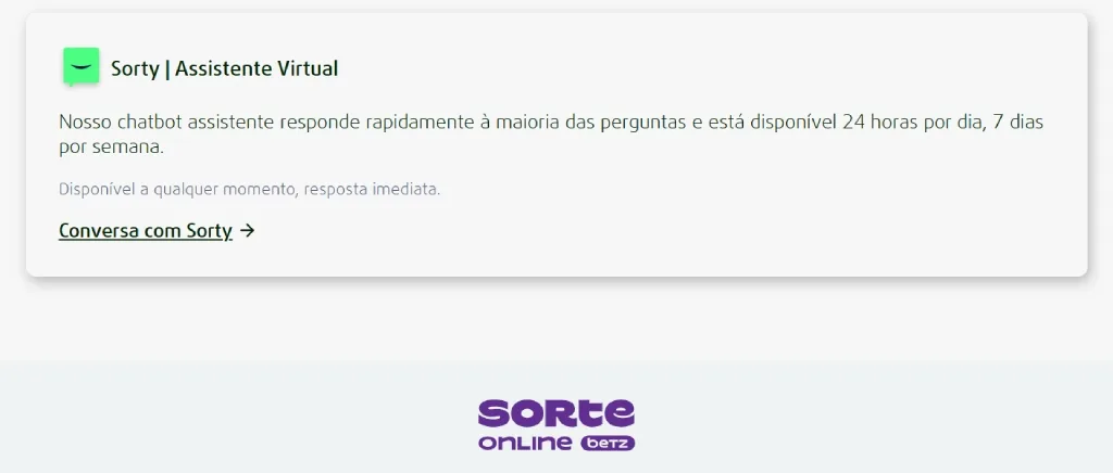 Chat Ao Vivo Sorte Online Contato Com Suporte Da Sorte Online
