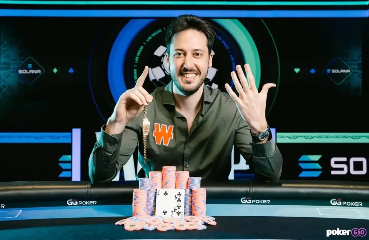 Adrian Mateos repete 2021 e vence 250K Super High Roller da WSOP